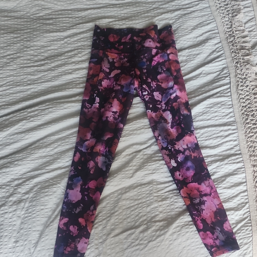 Athleta womens Floral Leggings